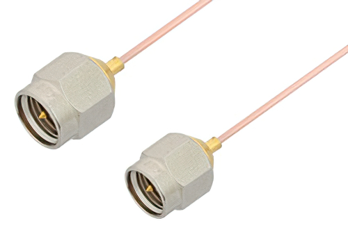 SMA Male to SMA Male Cable Using PE-034SR Coax