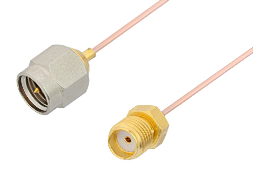 SMA Male to SMA Female Cable Using PE-034SR Coax