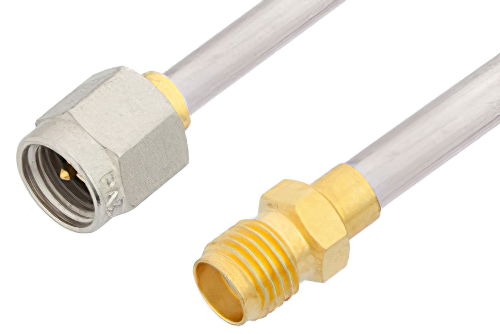 SMA Male to SMA Female Cable Using PE-SR402AL Coax, RoHS