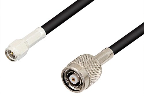 SMA Male to Reverse Polarity TNC Male Cable Using RG223 Coax