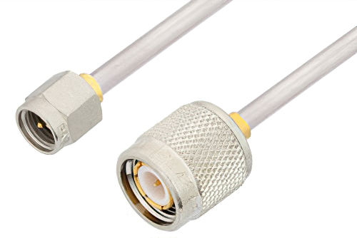 SMA Male to TNC Male Cable Using PE-SR402AL Coax