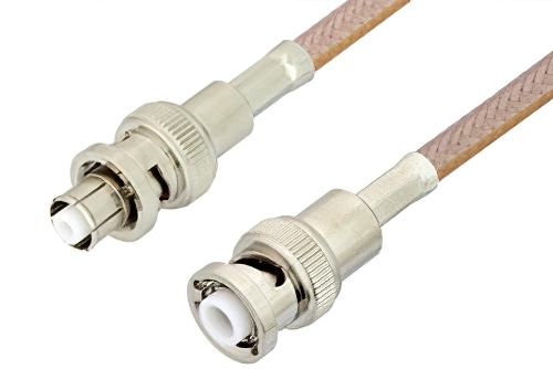 MHV Male to SHV Plug Cable Using RG400 Coax