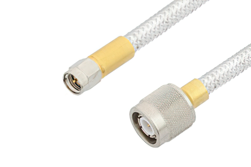 SMA Male to TNC Male Cable Using PE-SR401FL Coax