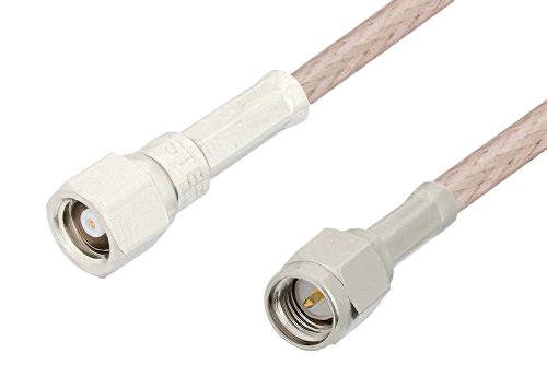 SMA Male to SMC Plug Cable Using RG316-DS Coax, RoHS