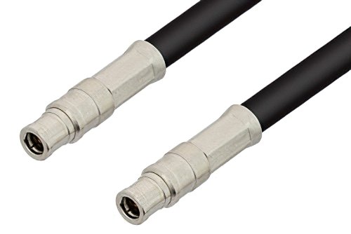 75 Ohm Mini SMB Plug to 75 Ohm Mini SMB Plug Cable Using 75 Ohm RG59 Coax