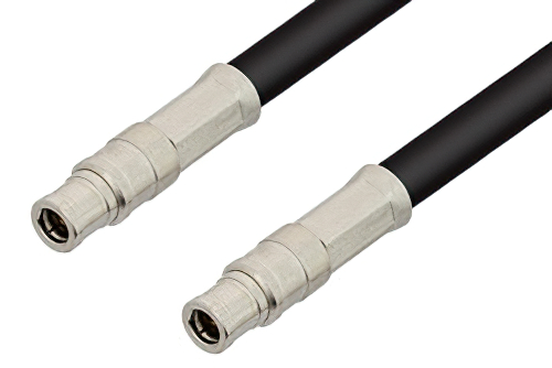 75 Ohm Mini SMB Plug to 75 Ohm Mini SMB Plug Cable Using 75 Ohm RG59 Coax, RoHS