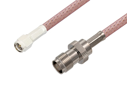 SMA Male to TNC Female Cable Using RG142 Coax , LF Solder