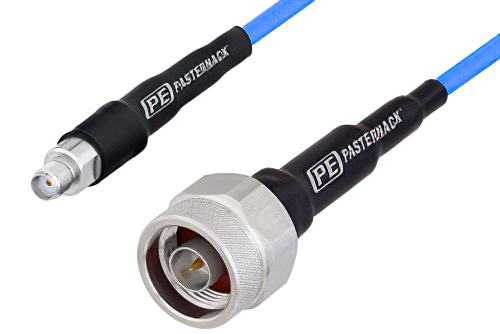 SMA Female to N Male Precision Cable Using PE-P141 Coax, RoHS