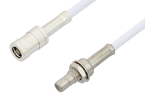 SMB Plug to SMB Jack Bulkhead Cable Using RG188 Coax