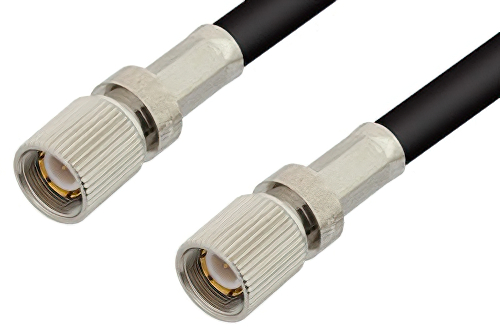 75 Ohm 1.6/5.6 Plug to 75 Ohm 1.6/5.6 Plug Cable Using 75 Ohm RG59 Coax
