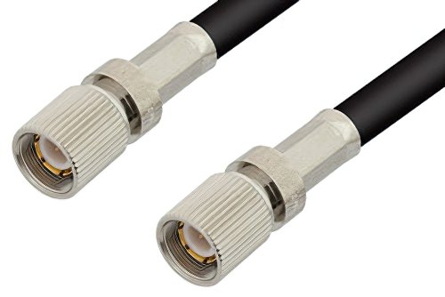 75 Ohm 1.6/5.6 Plug to 75 Ohm 1.6/5.6 Plug Cable Using 75 Ohm RG59 Coax, RoHS