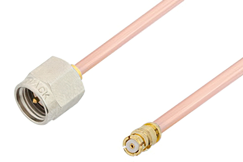 Sma Male To Smp Female Cable Using Rg405 Coax Rohs 4244