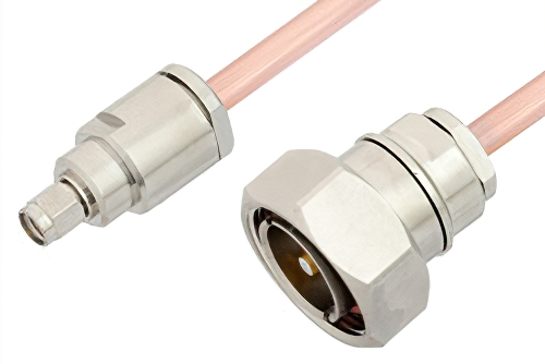 SMA Male to 7/16 DIN Male Cable Using RG401 Coax