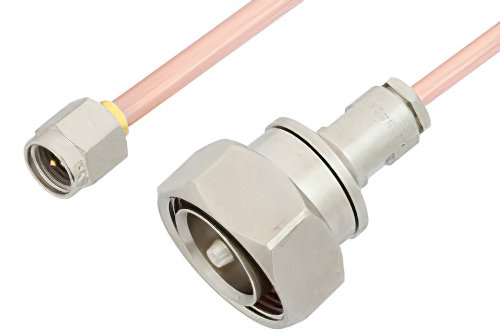 SMA Male to 7/16 DIN Male Cable Using RG402 Coax
