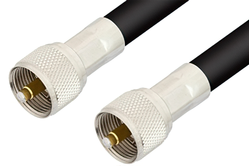 UHF Male to UHF Male Cable Using RG213 Coax