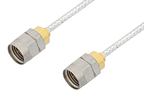 1.85mm Male to 1.85mm Male Cable 6 Inch Length Using PE-SR405FL Coax ...