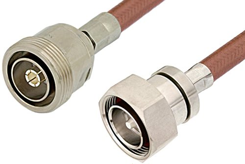 7/16 DIN Male to 7/16 DIN Female Cable Using RG393 Coax
