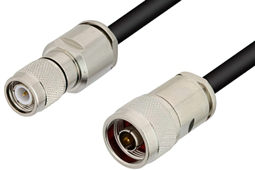 N Male to TNC Male Cable Using PE-C300 Coax