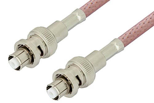 SHV Plug to SHV Plug Cable Using RG142 Coax, RoHS