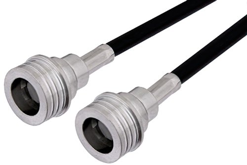 QN Male to QN Male Cable Using RG58 Coax