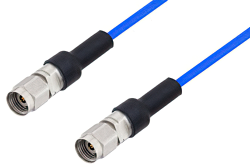 2.4mm Male to 2.4mm Male Cable Using PE-P086HF Coax , LF Solder