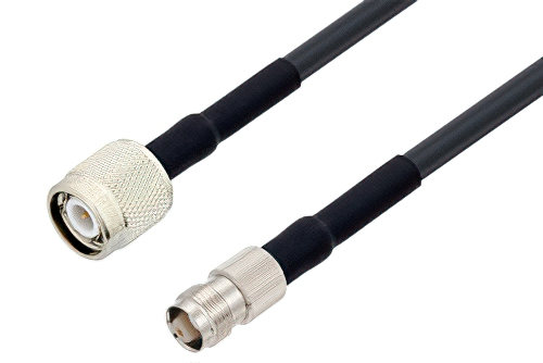 TNC Female to TNC Male Cable Using LMR-240 Coax with HeatShrink