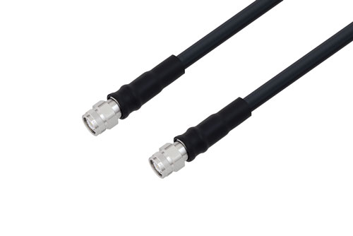 Tnc Male To Tnc Male Low Loss Cable 24 Inch Length Using Lmr-400 Coax 