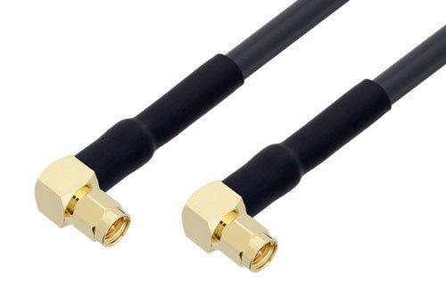 SMA Male Right Angle to SMA Male Right Angle Low Loss Cable Using LMR ...