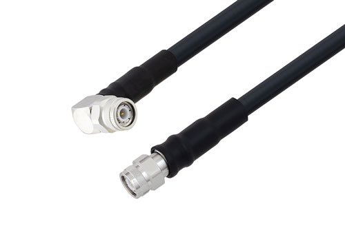 Tnc Male Right Angle To Tnc Male Low Loss Cable Using Lmr 400 Coax With Times Microwave