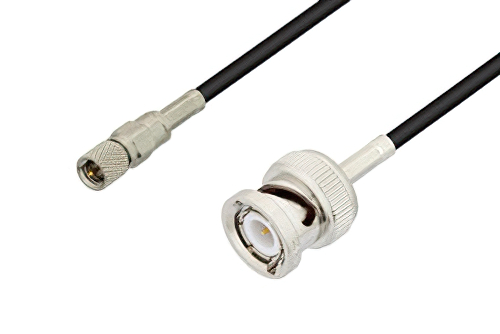 10-32 Male to BNC Male Cable Using LMR-100 Coax