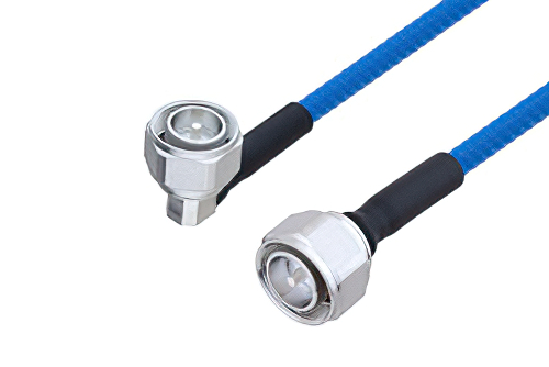 Plenum 4.3-10 Male Right Angle to 4.3-10 Male Low PIM Cable 200 CM ...