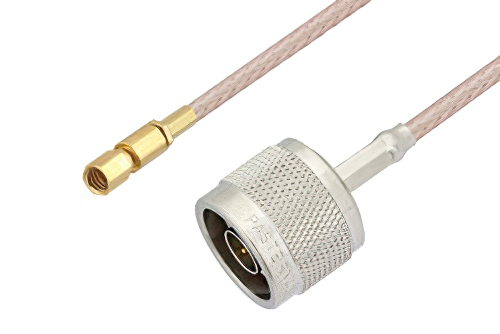 N Male to SSMC Plug Cable Using RG316 Coax