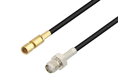 SMA Female to SSMC Plug Low Loss Cable Using LMR-100 Coax