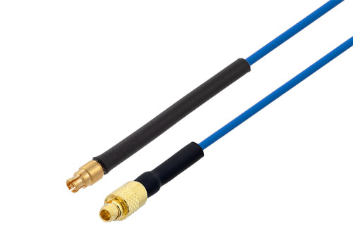 Mini Smp Female To Mmcx Plug Cable Using Pe P047 Coax With Heatshrink 5943