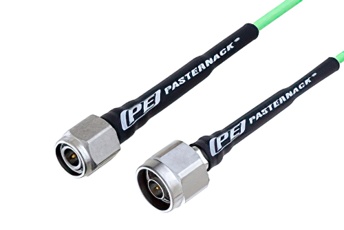 N Male to TNC Male Low Loss Cable Using PE-P160LL Coax