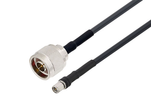 N Male To Sma Male Low Loss Cable 60 Inch Length Using Lmr 240 Db Coax 