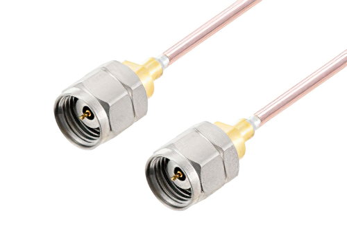 1.85mm Male to 1.85mm Male Low Loss Cable Using 070 Coax