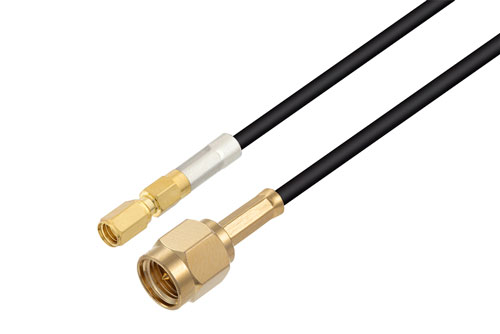 SMA Male to SSMC Plug Low Loss Cable Using PE-C100 Coax