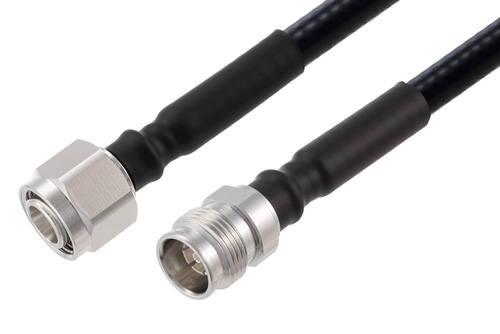 2.2-5 Male to 2.2-5 Female Low PIM Cable Using 1/4 inch Superflexible Coax