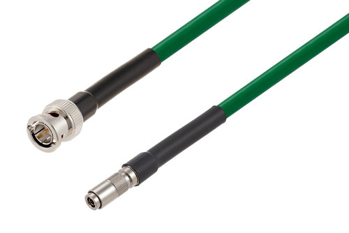 75 Ohm BNC Male to 75 Ohm 1.0/2.3 Male 12G SDI Cable Using 75 Ohm 4694R-GR Coax