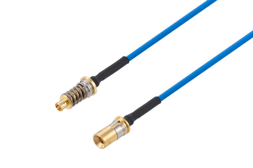 Mini SMP Female to Mini SMP Male VITA 67 Cable Using PE-P047HF Coax with HeatShrink