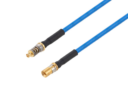 Mini SMP Female to Mini SMP Male VITA 67 Cable Using PE-P086HF Coax with HeatShrink