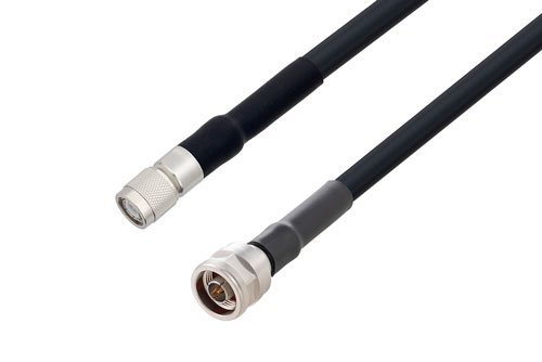 Tnc Male To N Male Low Loss Cable Using Lmr 400 Coax With Heatshrink 4173