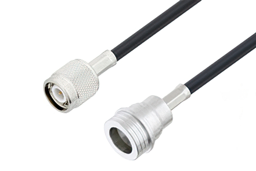 TNC Male to QN Male Cable Using LMR-195 Coax