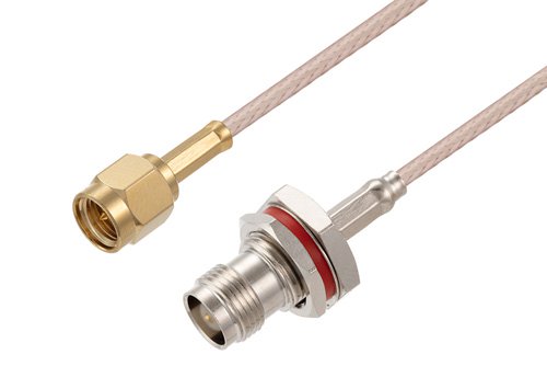 SMA Male to TNC Female Bulkhead Cable Using RG316 Coax