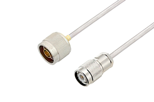 N Male to TNC Male Cable Using PE-SR402AL Coax