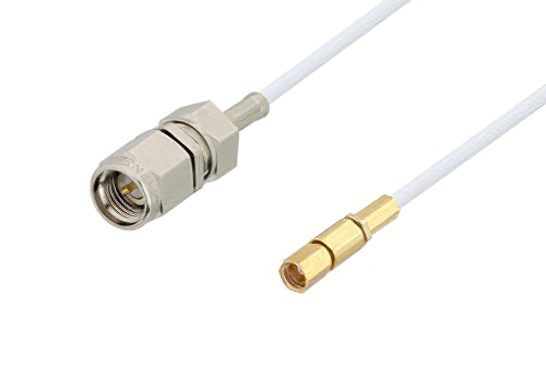 SMA Male to SSMC Plug Cable Using RG196 Coax