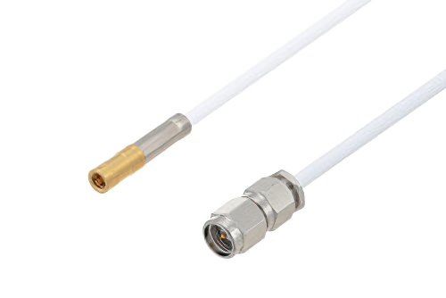 SSMB Plug to SMA Male Cable 36 Inch Length Using RG188-DS Coax