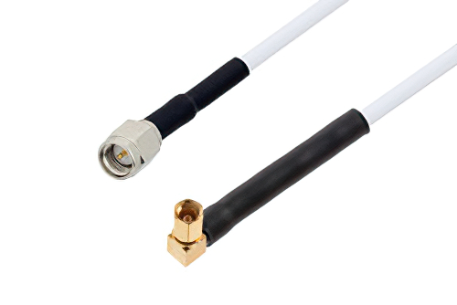 SMA Male to SSMC Plug Right Angle Cable Using RG188-DS Coax