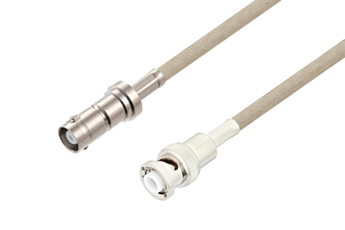 MHV Female to MHV Male Cable Using RG141 Coax